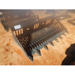 80" ROCK BUCKET W/ TEETH Skid Steer Attachment