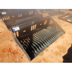 66" ROCK BUCKET W/TEETH Skid Steer Attachment