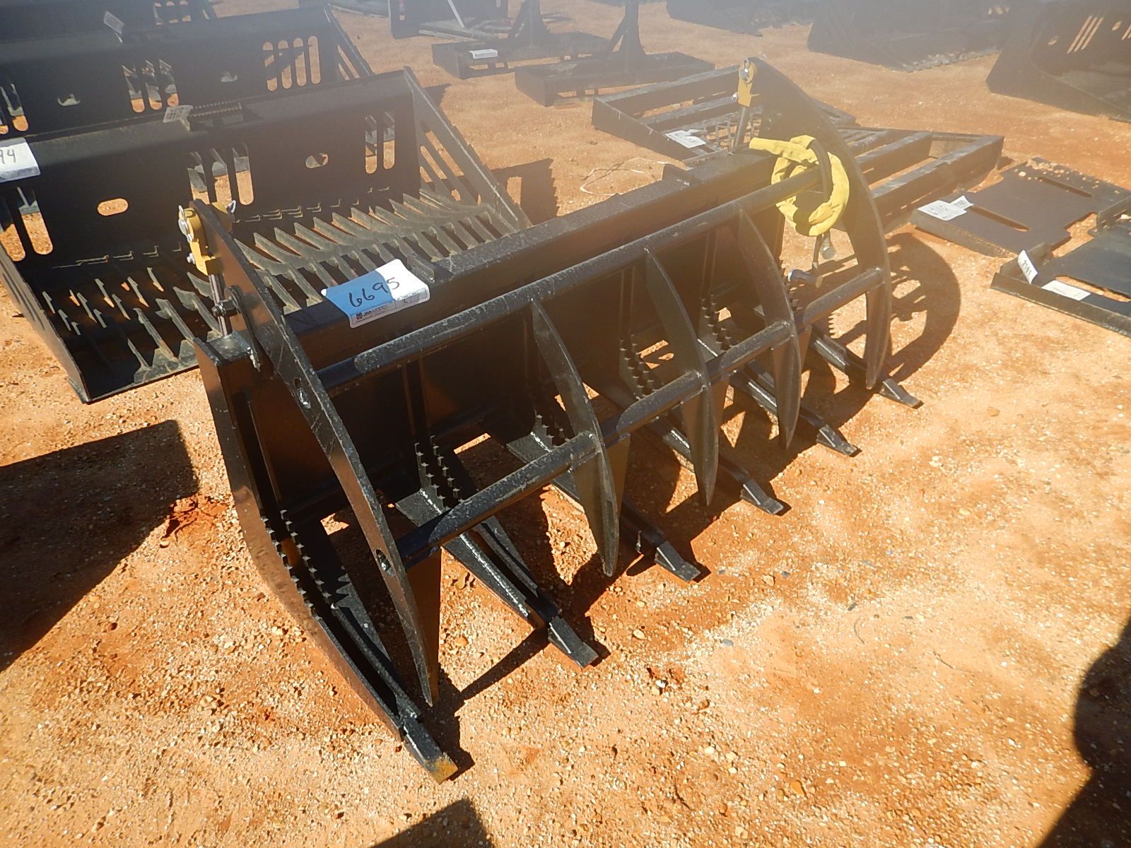 68" ESERIES ROOT RAKE Skid Steer Attachment J.M. Wood Auction