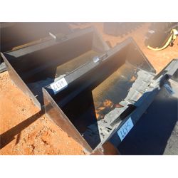 74" LOW PROFILE BUCKET W/TEETH Skid Steer Attachment