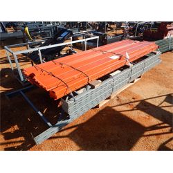 (1) PALLET SHELVING RAILS W/SUPPORT POSTS Miscellaneous