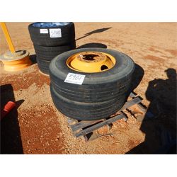 Tire (2) 11R22.5 W/RIMS(A-2)