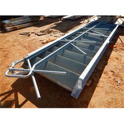54" x 15' METAL STAIRCASE W/HAND RAIL  Miscellaneous