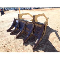 STAKING RAKE Skid Steer Attachment
