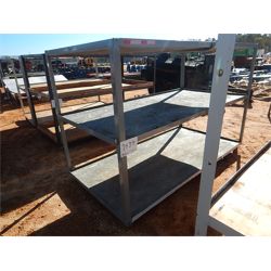 4' x 8' ANGLE IRON STORAGE RACK  Miscellaneous