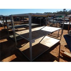 4' x 8' ANGLE IRON STORAGE RACK  Miscellaneous