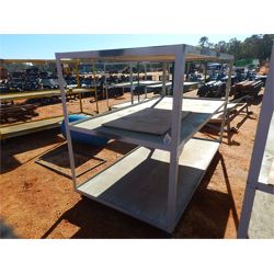 4' x 8' ANGLE IRON STORAGE RACK  Miscellaneous