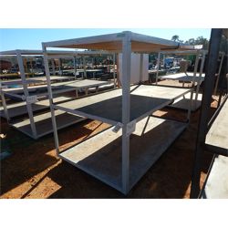 4' x 8' ANGLE IRON STORAGE RACK  Miscellaneous