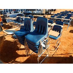 SCHOOL DESK & STACKABLE CHAIRS   Miscellaneous