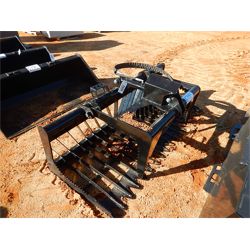 76" ROCK BUCKET W/GRAPPLE Skid Steer Attachment