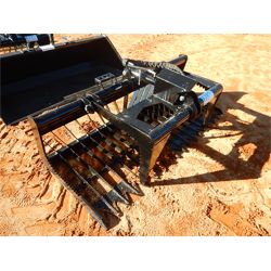 76" ROCK BUCKET W/GRAPPLE Skid Steer Attachment