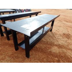 29" X 90" WORK BENCH W/ SHELF Shop Equipment