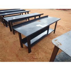 29" X 90" WORK BENCH W/ SHELF Shop Equipment