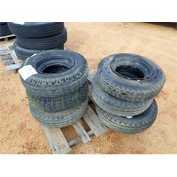 Tire (6) 8-14.5 tires w/rims (A2)