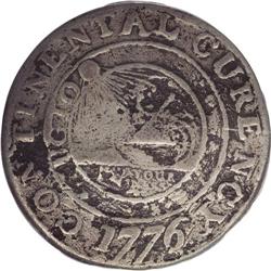 1776 $1 Continental Dollar, CURENCY, Pewter--Genuine-- 