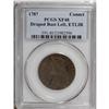 1787 Connecticut Copper, ETLIR XF40 PCGS, M. 31.1-gg.1, 