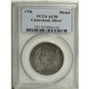 Image 3 : 1796 MEDAL Castorland Medal, Silver AU50 PCGS. Breen-1 