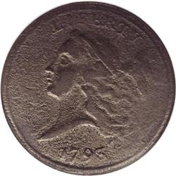 1793 1/2 C --Corrosion--NCS. VF Details. C-2, B-2, R.3. 