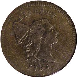1795 1/2 C Plain Edge VF35 NGC. C-6, B-6, R.2. This is 