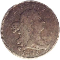 1802/0 1/2 C Reverse of 1802 VF20 PCGS. C-2, B-2, R.3. 