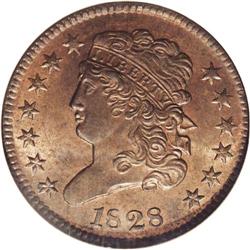1828 1/2 C 13 Stars MS65 Red and Brown NGC. C-3, B-2, 