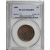Image 1 : 1849 1C MS63 Brown PCGS. N-4, R.1. Grellman Die State 