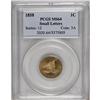 Image 1 : 1858 1C Small Letters MS64 PCGS. Snow-9. Low Leave 