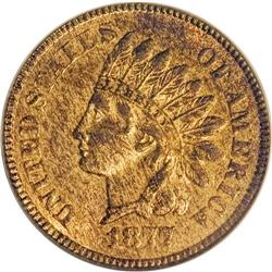1877 1C MS64 Red and Brown PCGS. The 1877 has always h 