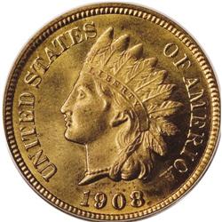 1908-S 1C MS66 Red PCGS. Snow-2. This coin simply shou 