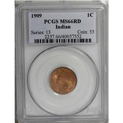 1909 1C MS66 Red PCGS. A carefully preserved and solid 