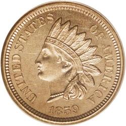 1859 1C PR64 PCGS. Any doubt about this coin''s proof 