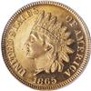 Image 1 : 1865 1C PR64 Cameo PCGS. Reflective orange-gold surfac 