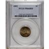 Image 3 : 1892 1C PR66 Red PCGS. Rich cherry-red dominates most 