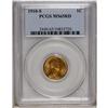 Image 1 : 1910-S 1C MS65 Red PCGS. Beautiful straw-gold surfaces 