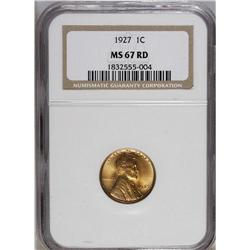 1927 1C MS67 Red NGC. This issue is fairly common in a 