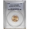 Image 3 : 1955/55 1C Doubled Die Obverse MS64 Red PCGS. A lustro 