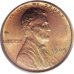 1909 1C VDB PR64 Red and Brown PCGS. An important and 