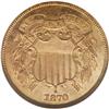 Image 1 : 1870 2C PR66 Red NGC. A flashy brick-red beauty with p 