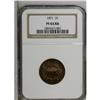 Image 1 : 1871 2C PR65 Red and Brown NGC. A pleasing Gem, one of 