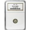 Image 3 : 1861 3CS PR65 Cameo NGC. This intricately struck Gem h 