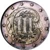 Image 2 : 1873 3CS PR66 S NGC. All examples of the silver three 