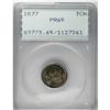 Image 3 : 1877 3CN PR65 PCGS. This Gem represents the proof-only 