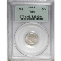 1882 3CN PR66 PCGS. From approximately 1879 on, the mi 