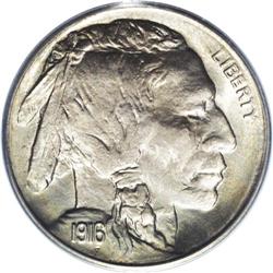 1916-S 5C MS66 PCGS. The 1916-S nickel is relatively c 