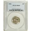 Image 1 : 1918 5C MS65 PCGS. Satiny surfaces exude glowing luste 