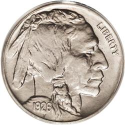 1926-D 5C MS65 PCGS. Vibrant luster illuminates cherry 