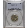 Image 3 : 1926-S 5C MS64 PCGS. Golden-brown streaks cross this l 