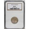 Image 1 : 1937-D 5C Three-Legged MS61 NGC. FS-020.2. A satiny go 