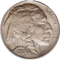 1937-D 5C Three-Legged MS62 PCGS. FS-020.2. Well struc 