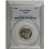 Image 1 : 1936 5C Type One--Satin Finish PR67 PCGS. A lovely Sup 
